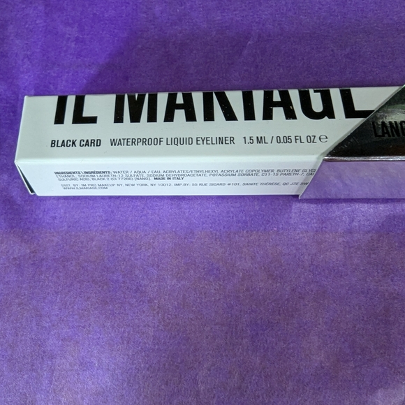IL MAKIAGE Other - IL MAKIAGE Black Card Waterproof Liquid Eyeliner Black